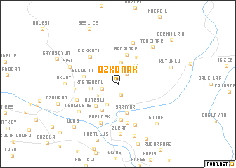 map of Özkonak