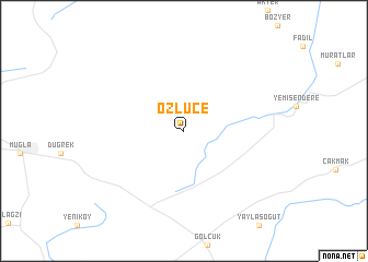 map of Özlüce