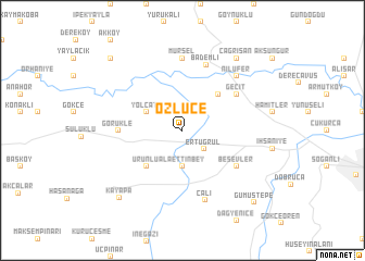 map of Özlüce