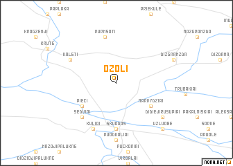map of Ozoli