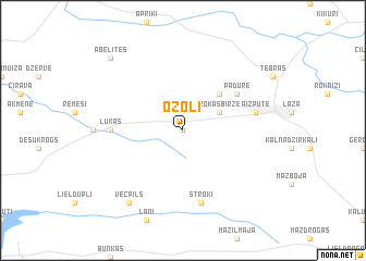 map of Ozoli