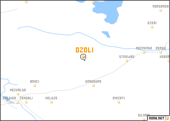 map of Ozoli