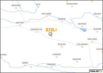 map of Ozoli