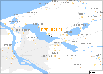 map of Ozolkalni