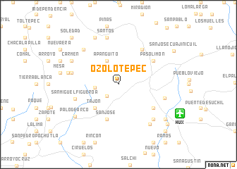 map of Ozolotepec