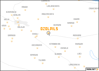 map of Ozolpils