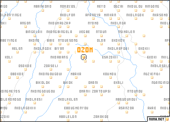 map of Ozom