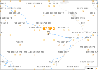 map of Ozora