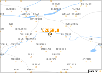 map of Ozosala