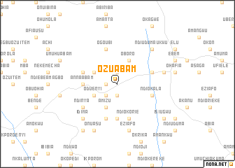 map of Ozu Abam