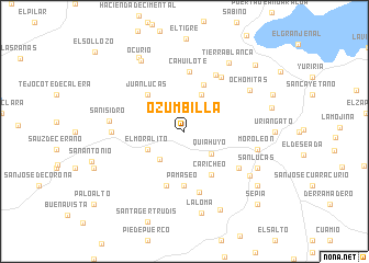 map of Ozumbilla