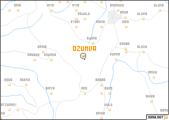 map of Ozumva