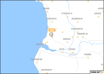 map of Ōzu