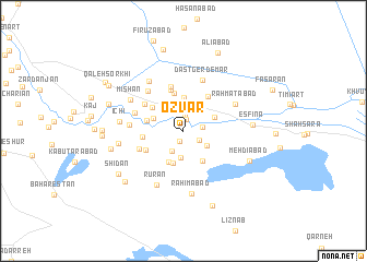 map of Ozvār