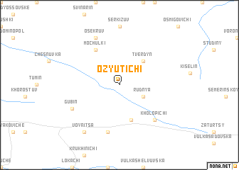 map of Ozyutichi