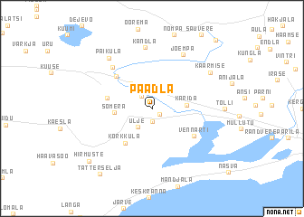 map of Paadla