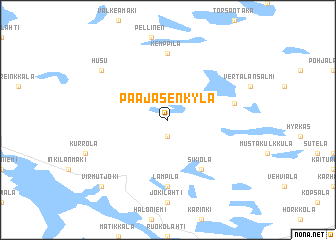 map of Paajasenkylä