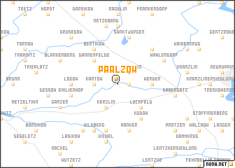 map of Paalzow