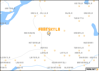 map of Paarskylä