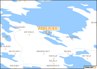 map of Paasiniemi