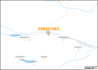 map of Pääskynen