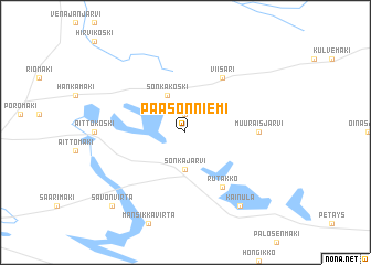 map of Paasonniemi