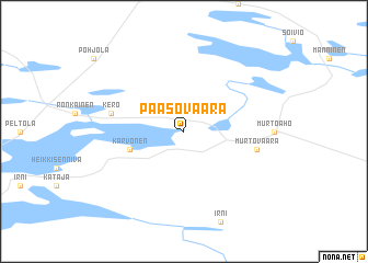 map of Paasovaara