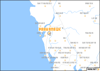 map of Paaw Anauk