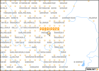 map of Pābaipāra