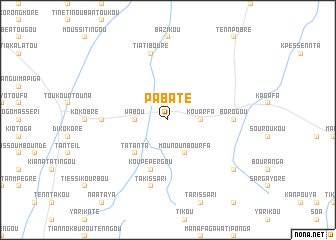 map of Pabaté