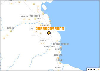 map of Pabbarassang