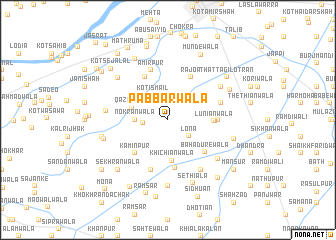 map of Pabbarwāla