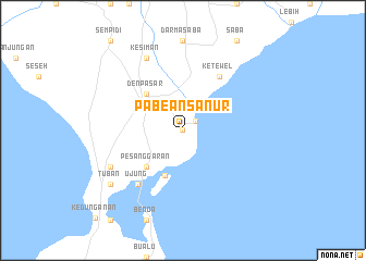 map of Pabeansanur