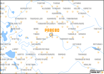 map of Pabèbo