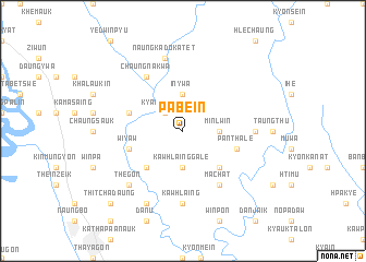 map of Pabein