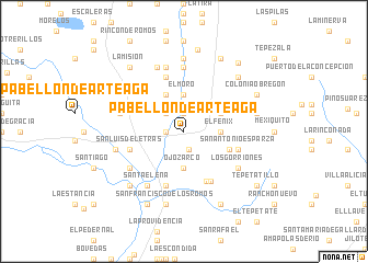 map of Pabellón de Arteaga