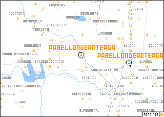 map of Pabellón de Arteaga