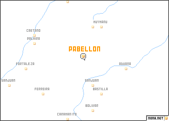 map of Pabellón