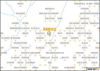 map of Pabiku