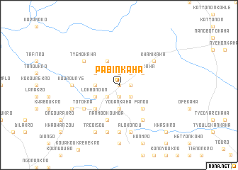 map of Pabinkaha