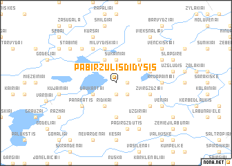 map of Pabiržulis Didysis