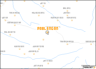map of Pablengan