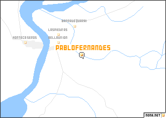 map of Pablo Fernandes