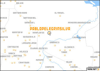 map of Pablo Pelegrín Silva