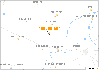 map of Pablo Sidar