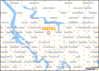 map of Pābrāil