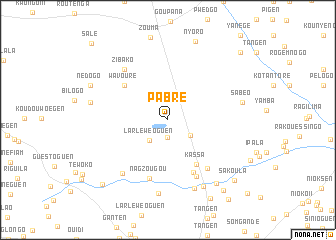 map of Pabré