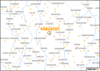 map of Pabuaran