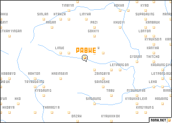 map of Pabwe