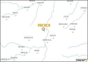 map of Pacaca